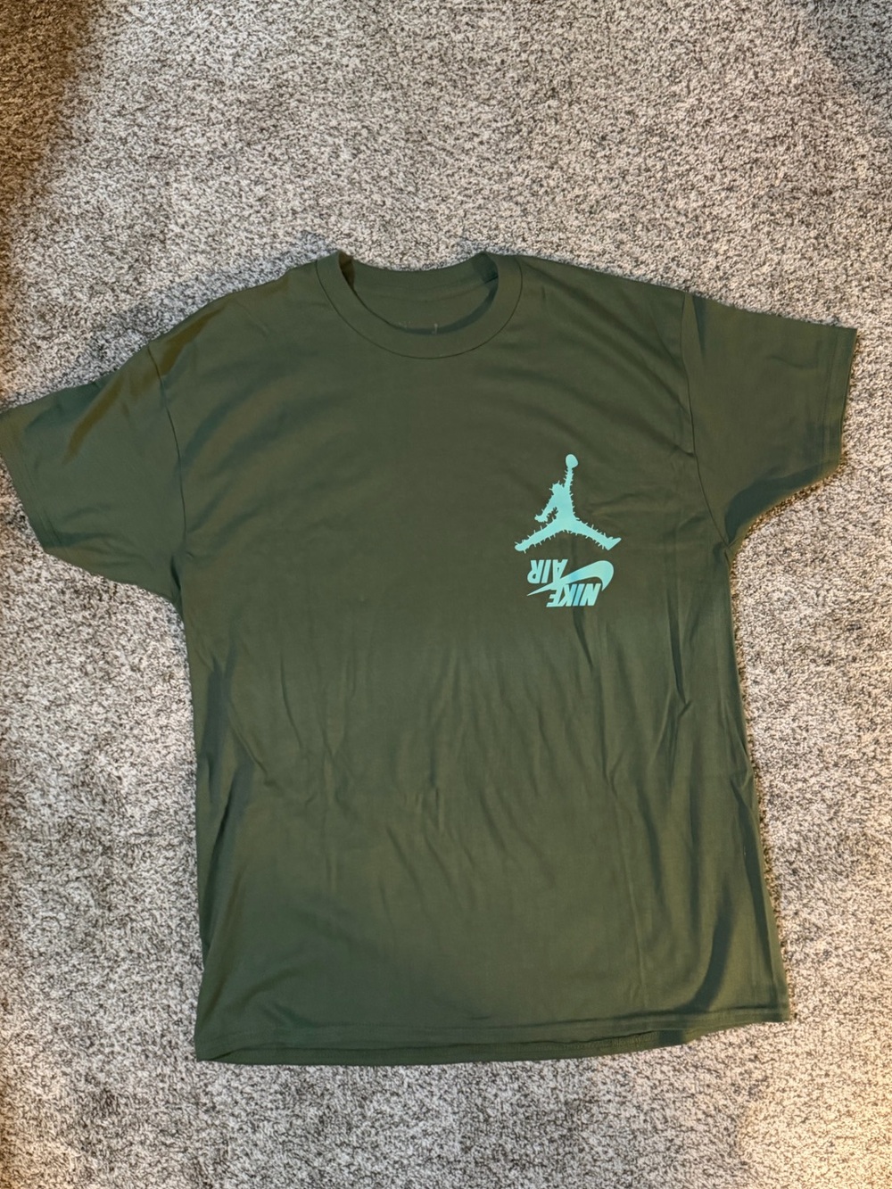 Travis Scott x Jordan Cactus Jack Highest T-Shirt Olive Green Men’s Large